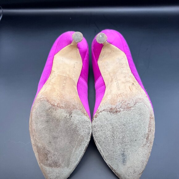 Manolo Blahnik Jewel Pumps 4” in pink. - Picture 13 of 13